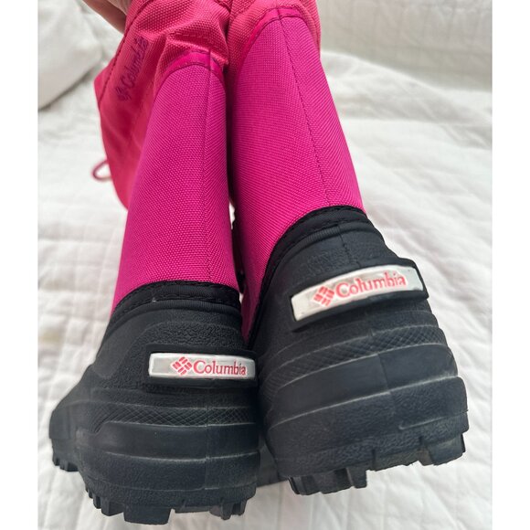 Columbia Twin Tundra Kid Size 13 US (5-6.5 Y ) Waterproof Winter Snow Boot Pink - Picture 6 of 9